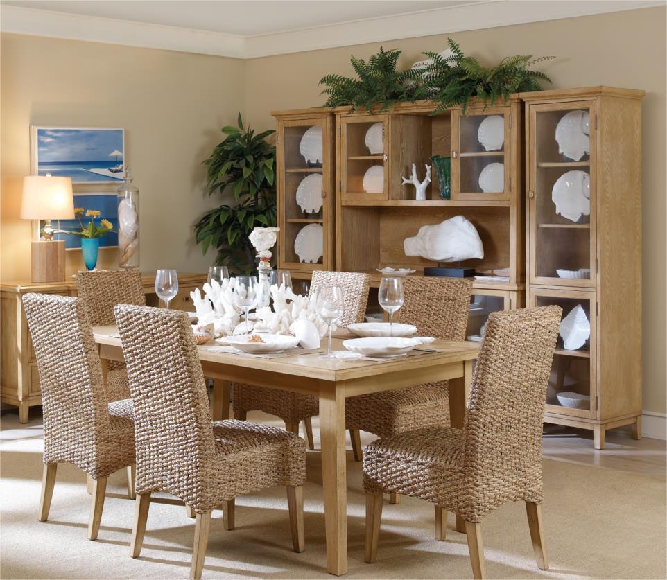 Modern American solid wood dining table and chairs B074