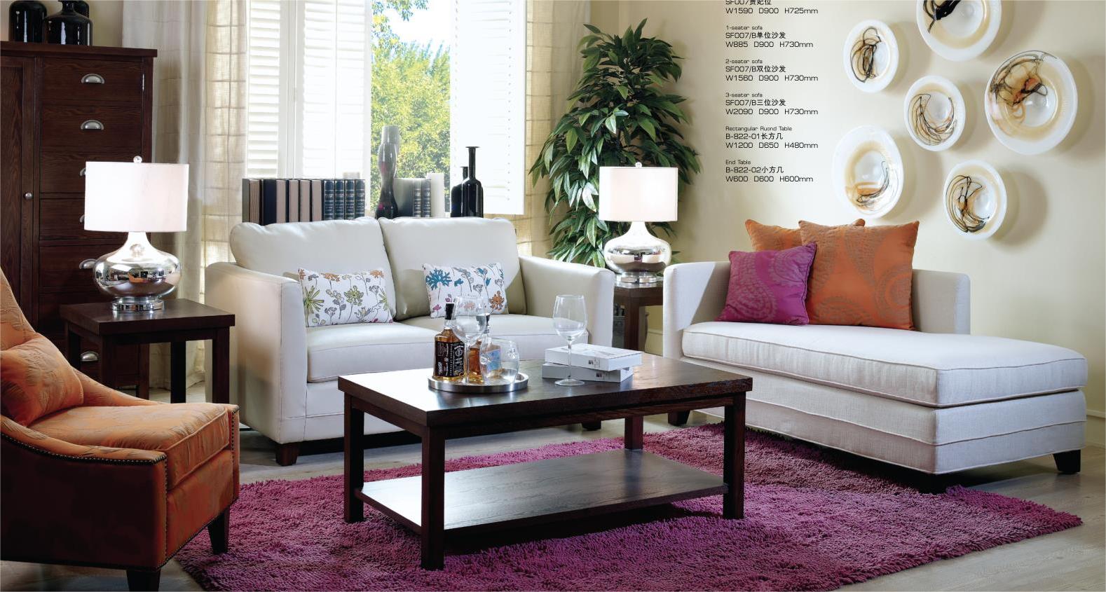 Living room furniture luxury sofa cover B080