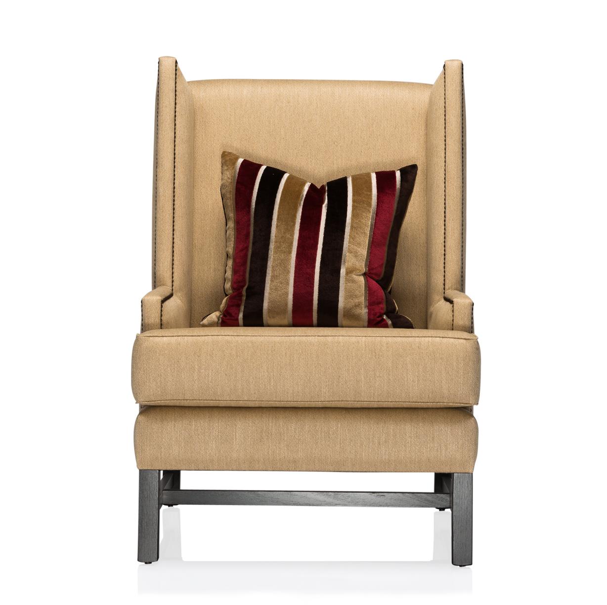 Custom armchair for hotel villa project C037