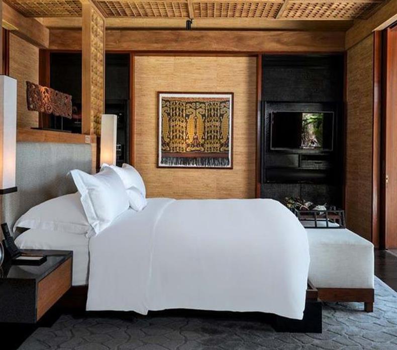 Source factory supplier solid wood double bed F041