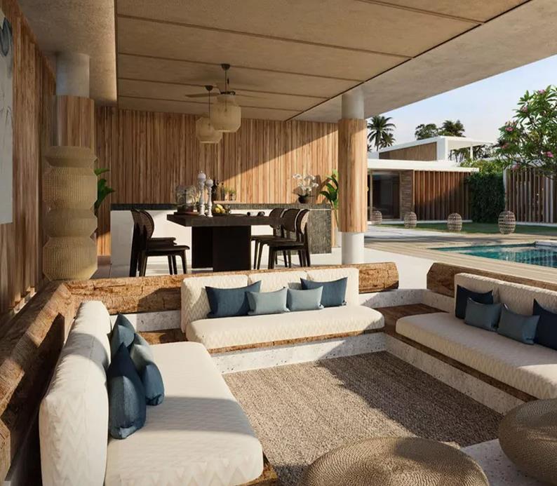 Engineering hotel project sofa set F042