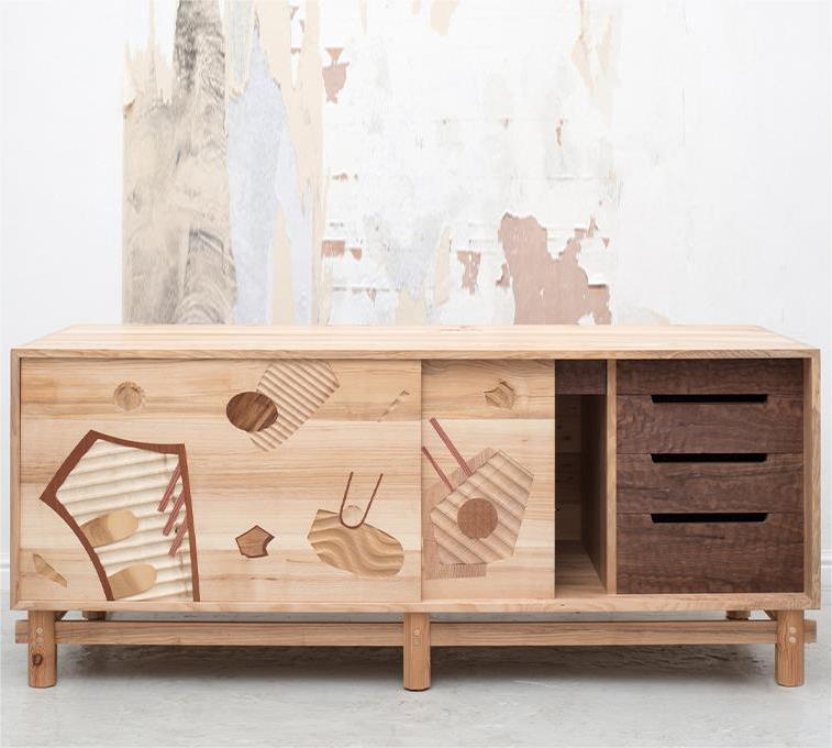 All solid wood B&B living room furniture F062
