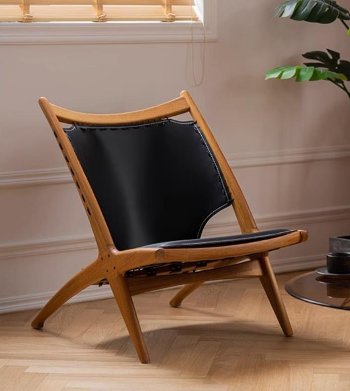 Natural log leisure chair F077