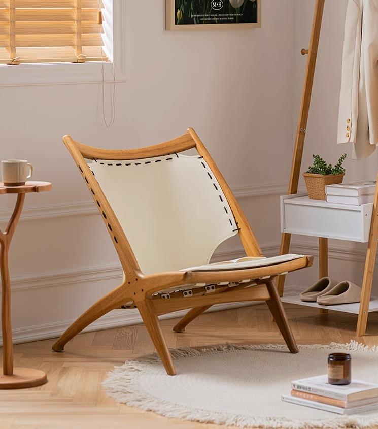 Natural log leisure chair F077