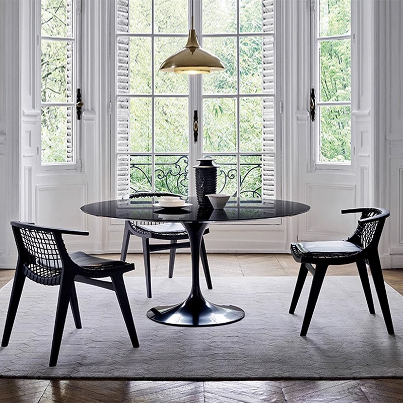 Natural wood dining furniture chairs F091