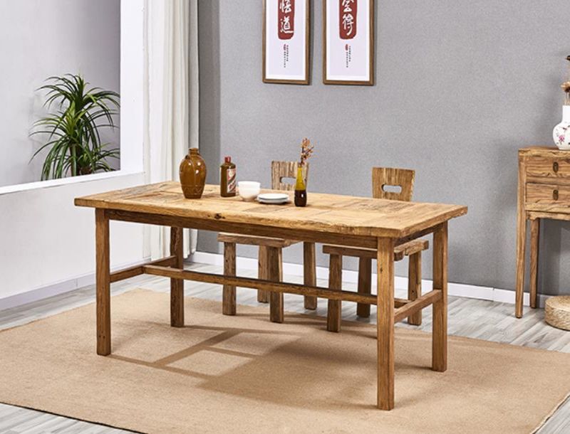 High quality solid wood dining table and chairs F116