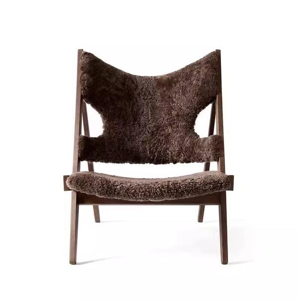 Natural log leisure chair F142