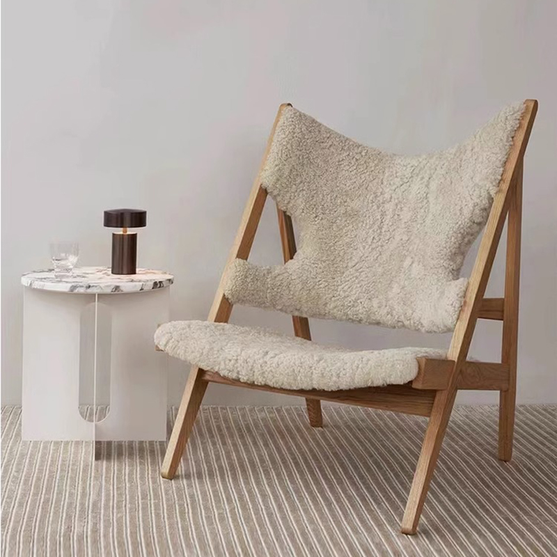 Natural log leisure chair F142