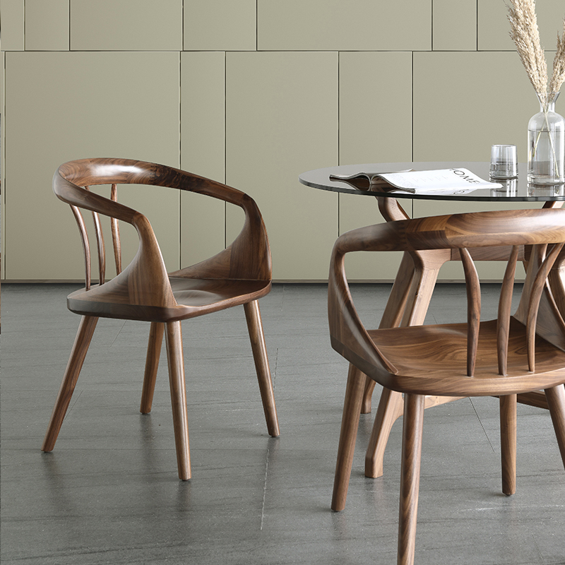 All solid wood dining furniture dining chairs F161