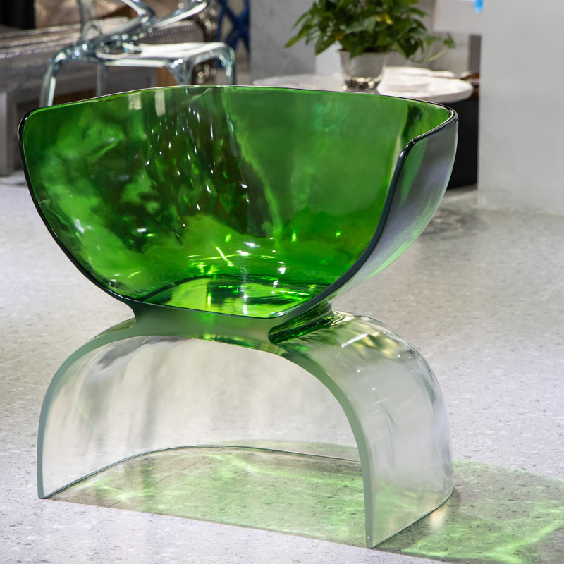 Acrylic light luxury chair A063
