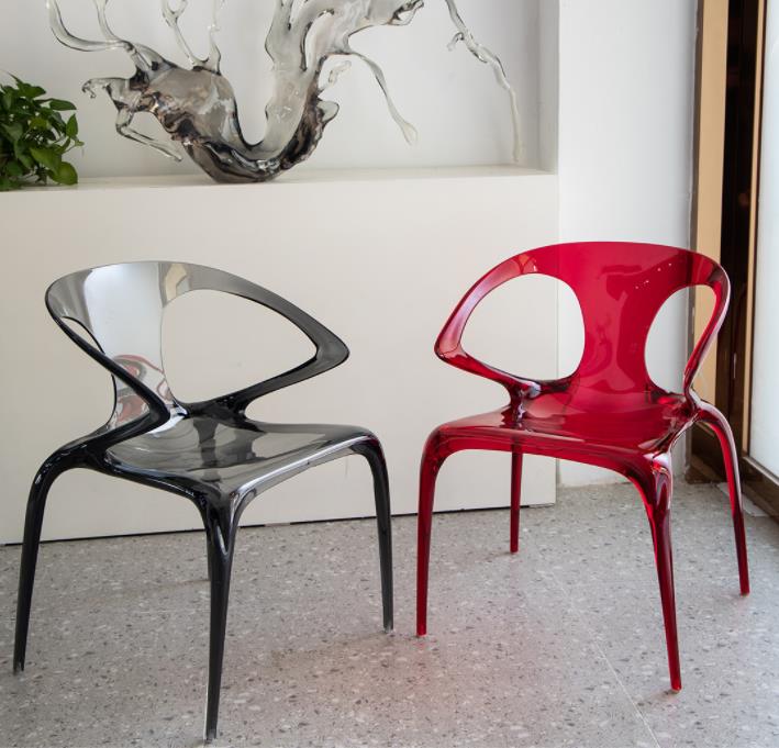Simple acrylic armchair A065