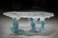 Light luxury modern special-shaped coffee table...