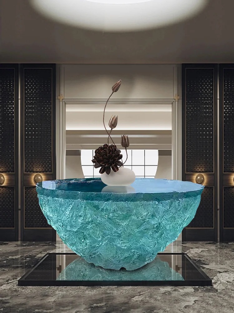 Simple coffee table ocean round table A075