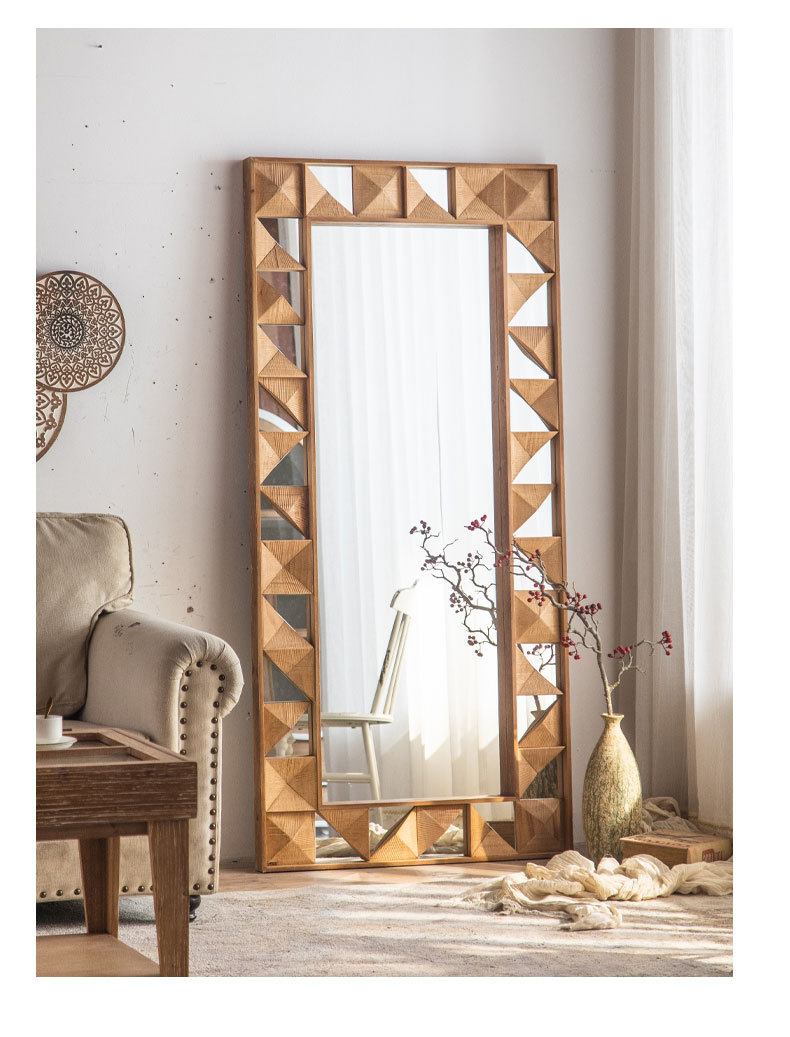 Retro bedroom full-length mirror F228