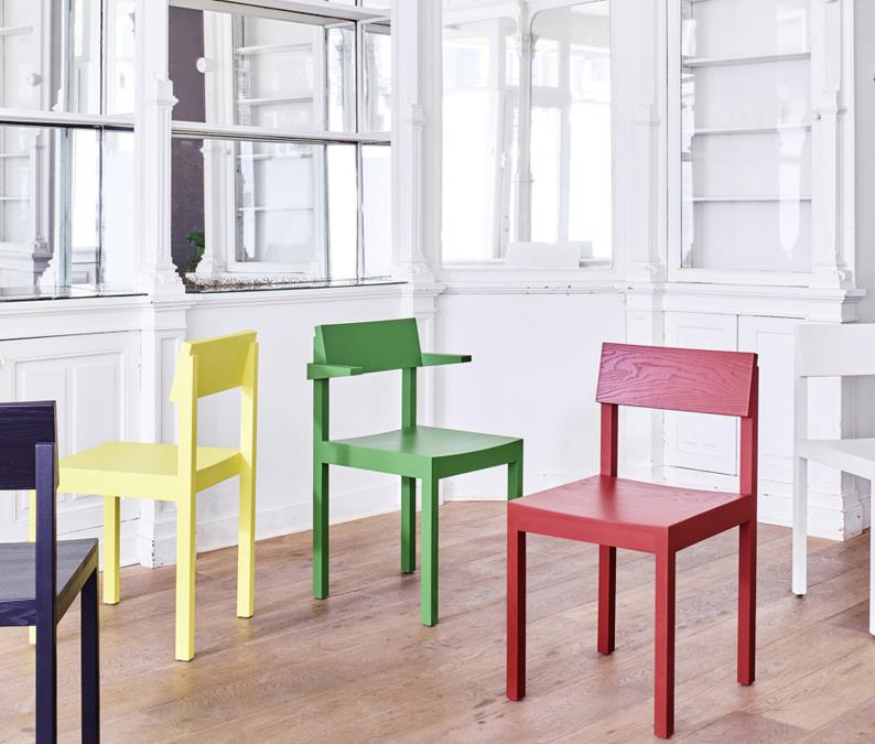 Natural wood dining furniture chairs F186