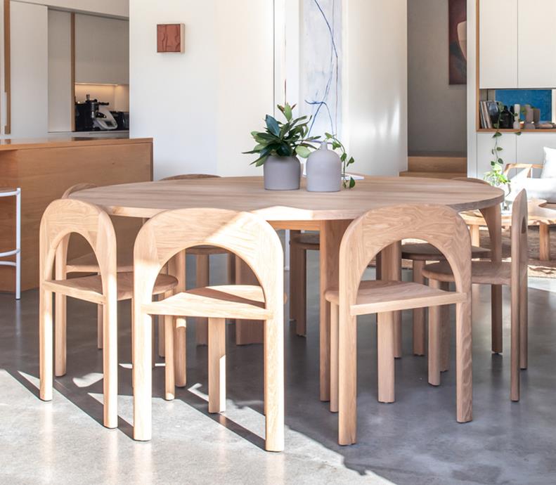 Log round table dining table F194