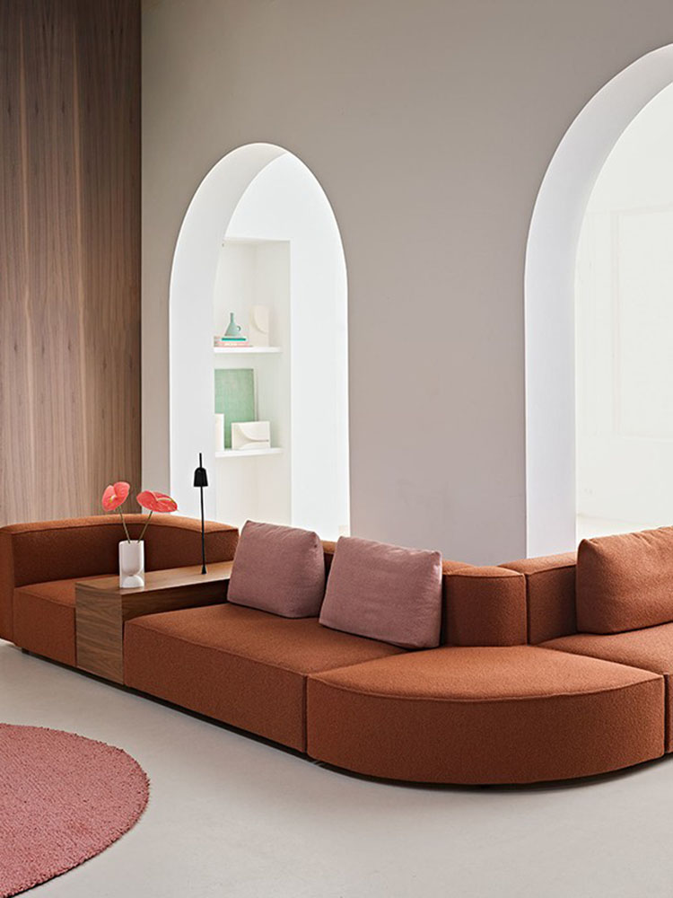 Nordic wabi-sabi style sofa combination F201