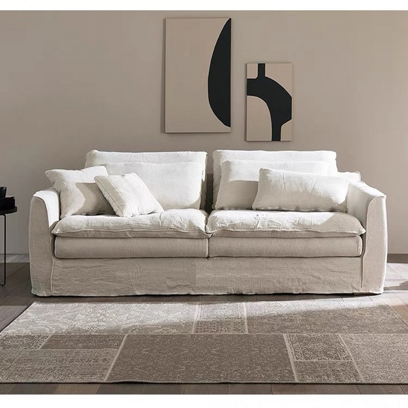 Modern simple Nordic fabric sofa F211