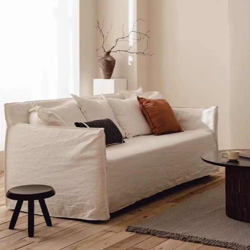 Retro Japanese fabric sofa F220