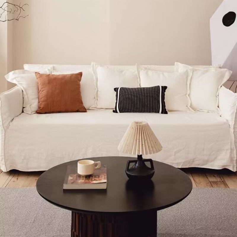 Retro Japanese fabric sofa F220