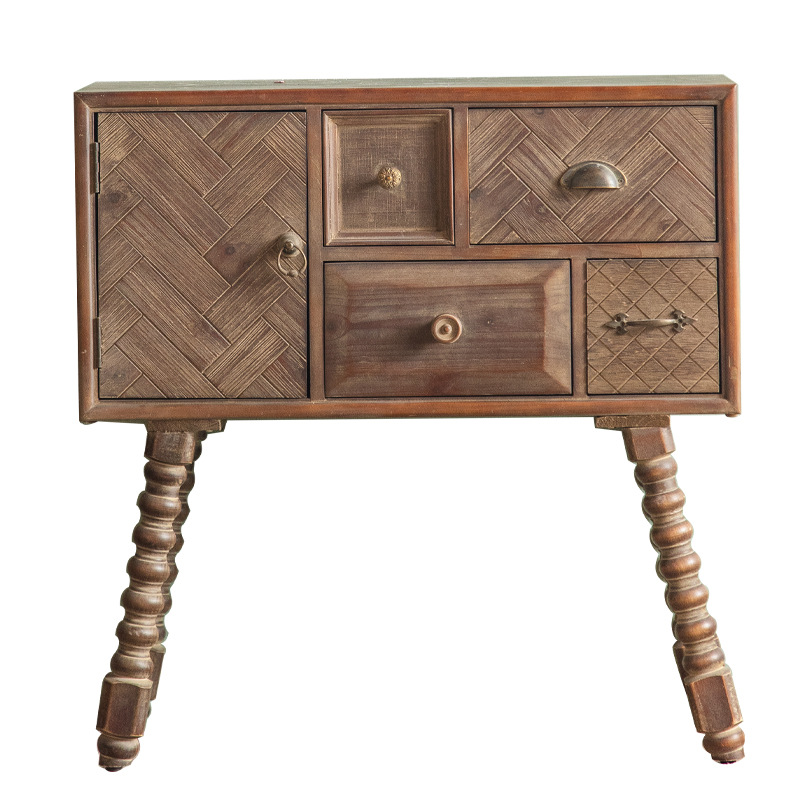 Modern simple solid wood sideboard F222