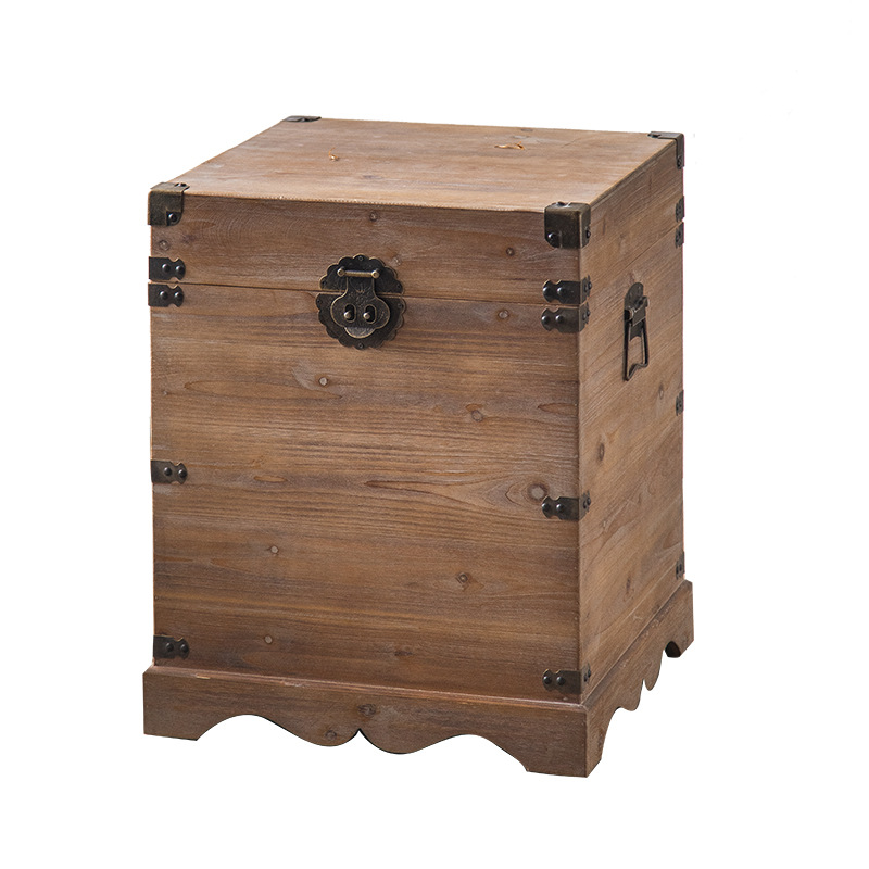 Retro living room solid wood coffee table F231
