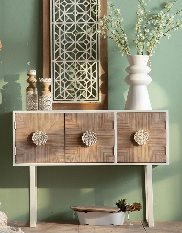 Chinese retro carved entrance cabinet F232