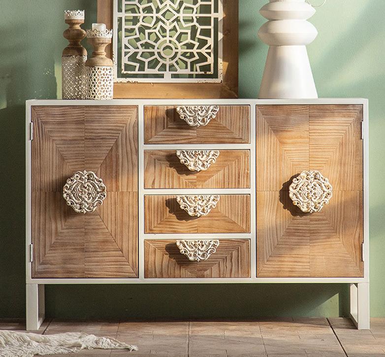 Chinese retro carved entrance cabinet F232
