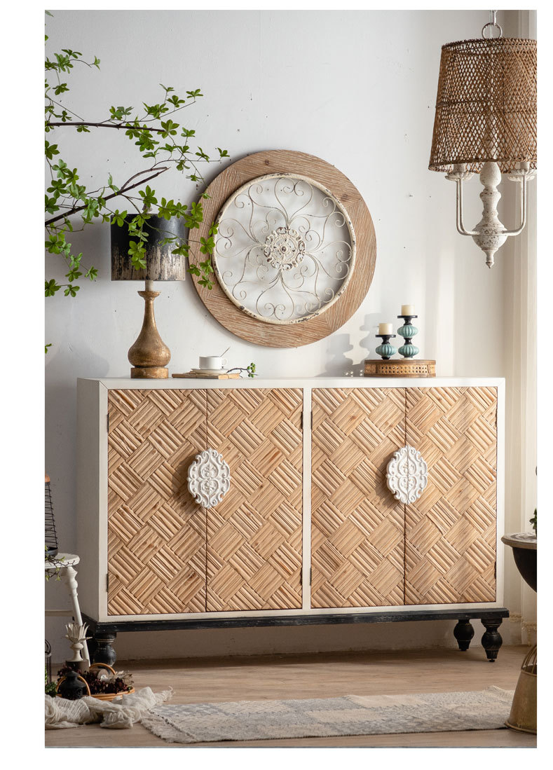 Retro decorative storage cabinet F236