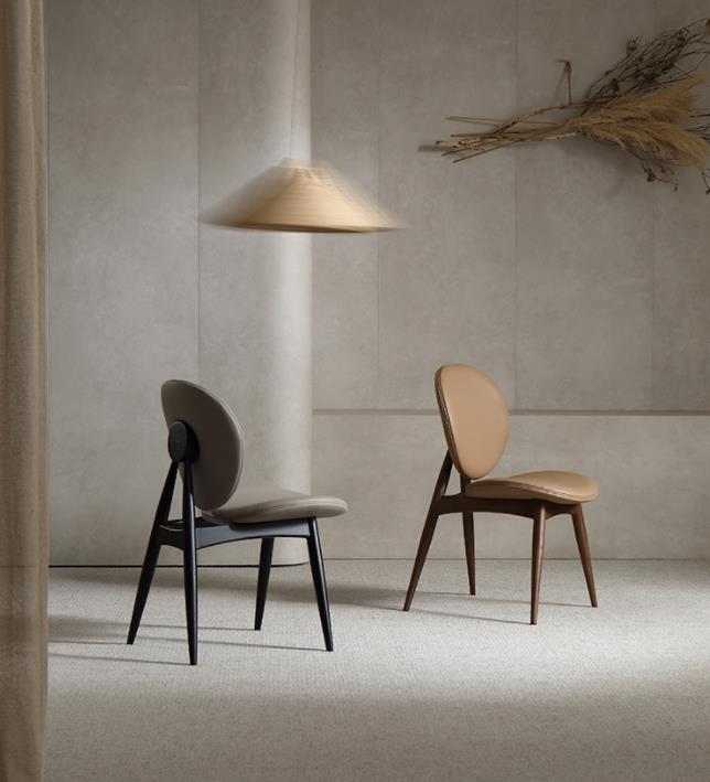 Solid wood dining chair with backrest F248