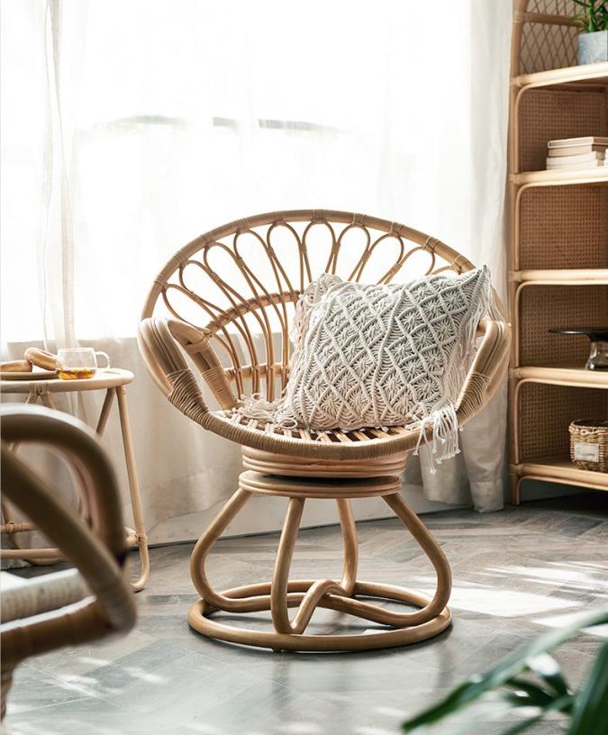 B&B rattan swivel sofa chair F252