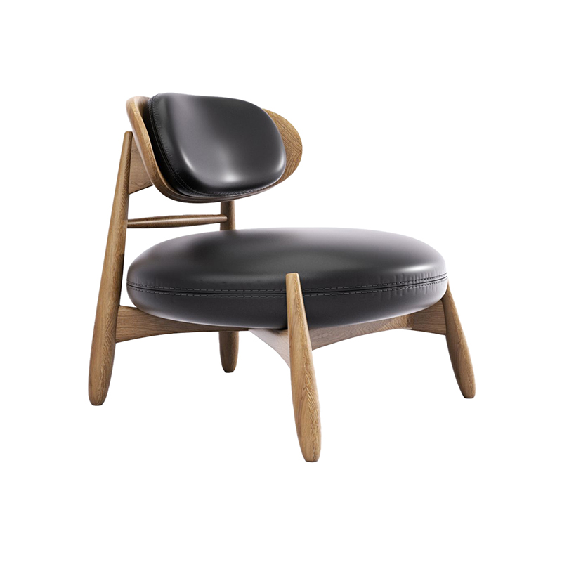 solid wood designer art chair F253