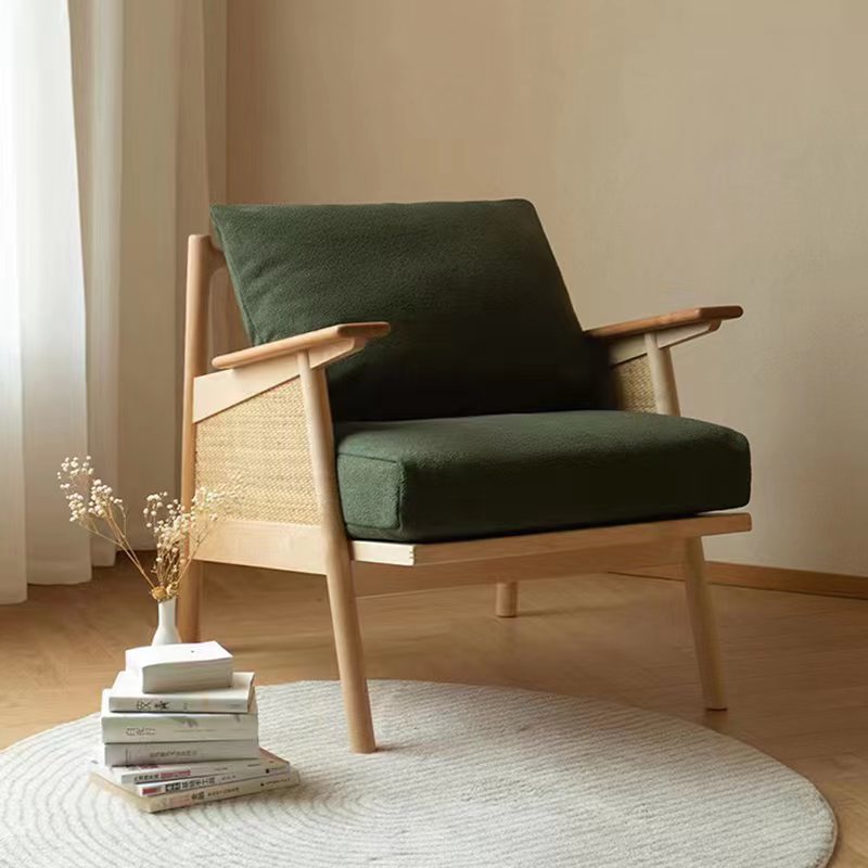 Solid wood balcony leisure chair F256