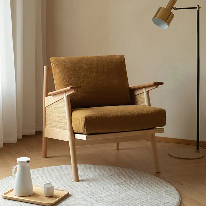 Solid wood balcony leisure chair F256