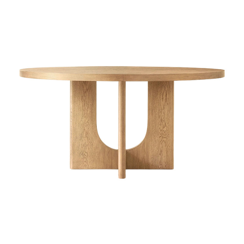 solid wood retro dining table F274