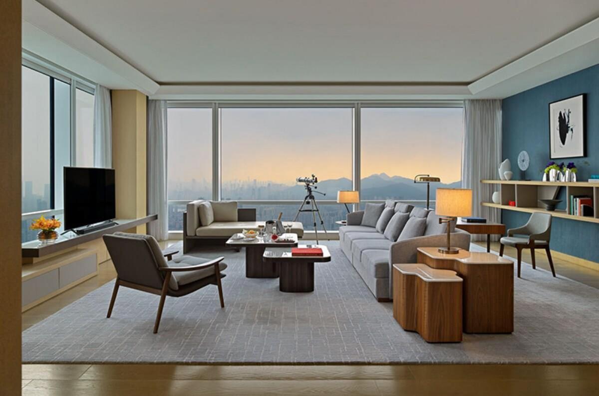 Full set of hotel lobby public area furniture l...