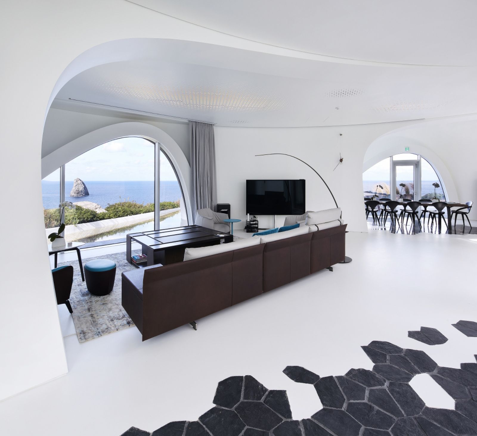 Nordic modern high-end customized club furniture set U-006