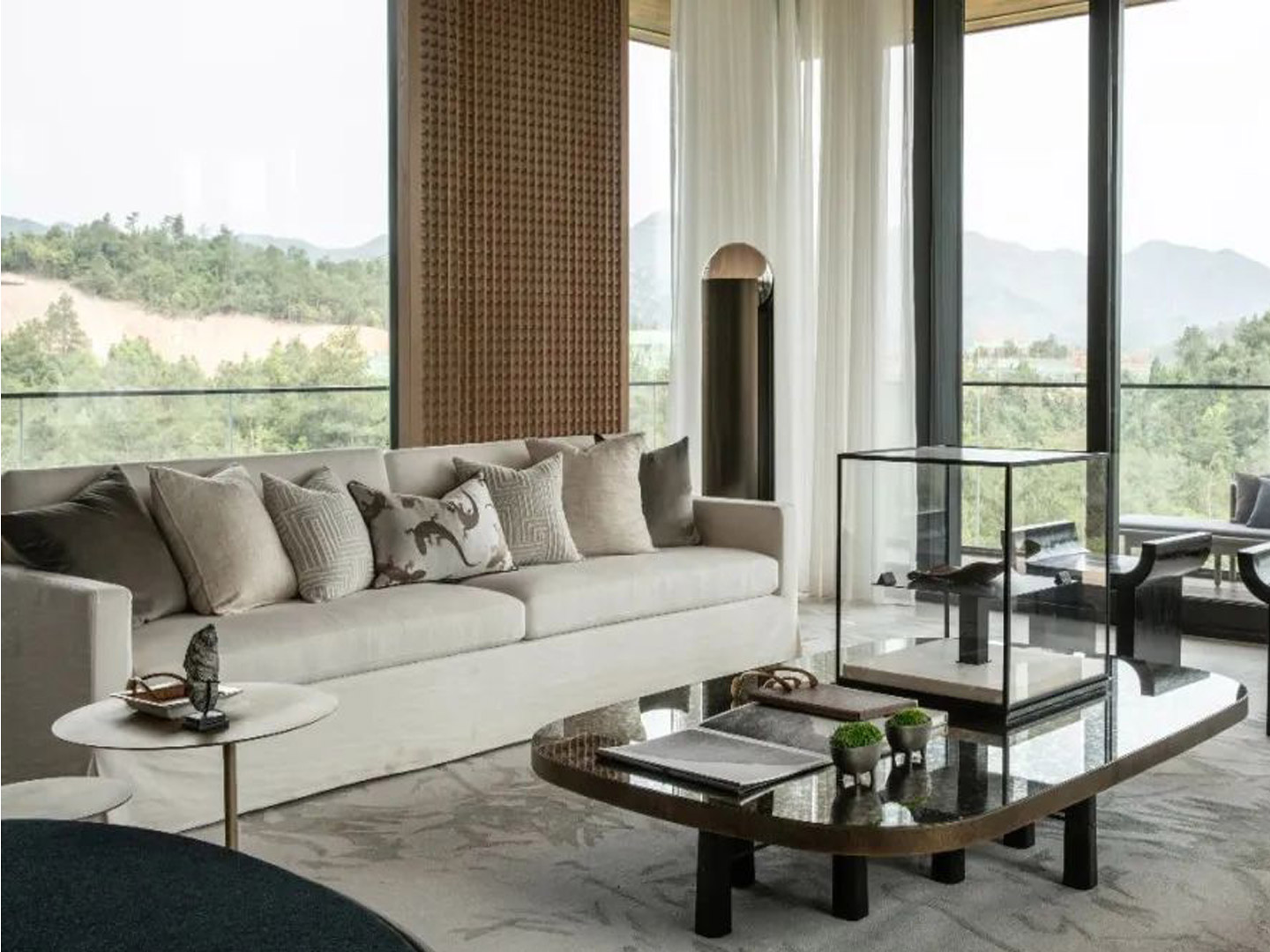 High-end customized hotel project sofa whole ho...