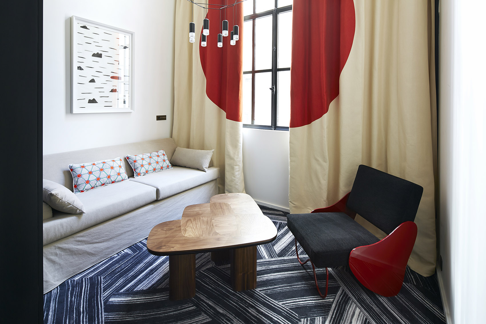 Modern simple model room hotel villa furniture customization factory J-083