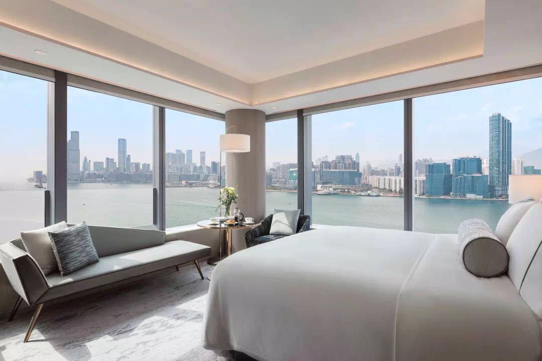 Modern minimalist model room hotel high-end bedroom furniture set J-089