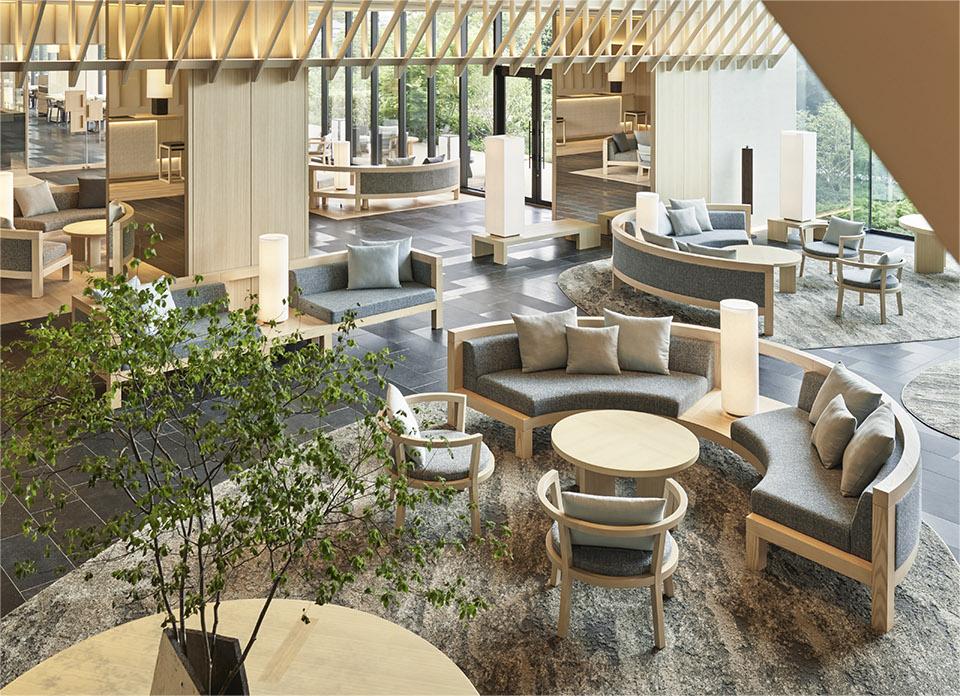 Modern light luxury villa large apartment club project hotel furniture J-068