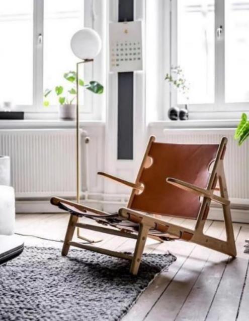 Modern simple homestay resort furniture living ...