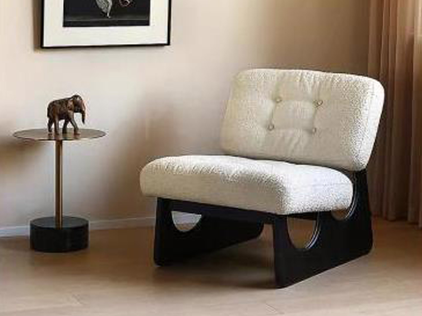 Modern simple homestay resort furniture living ...
