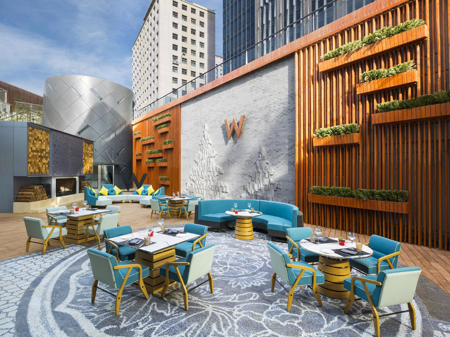 Luxury modern light luxury villa hotel club project furniture J-085