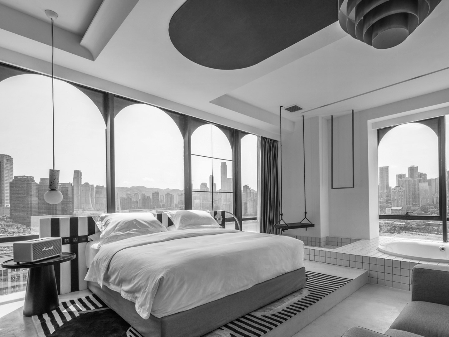 Luxury whole house customized simple modern hotel furniture J-048