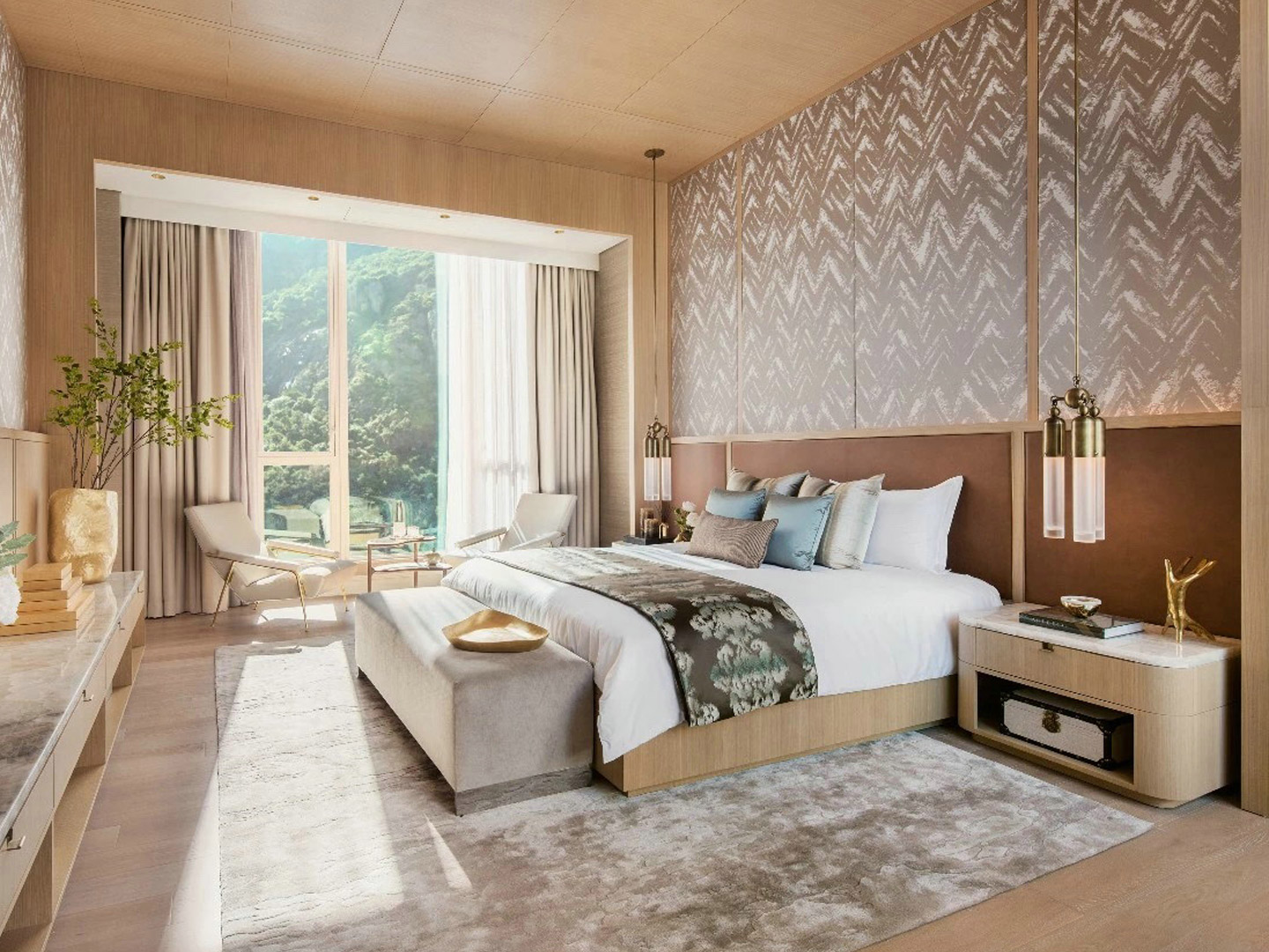 High-end villa hotel villa furniture custom ful...