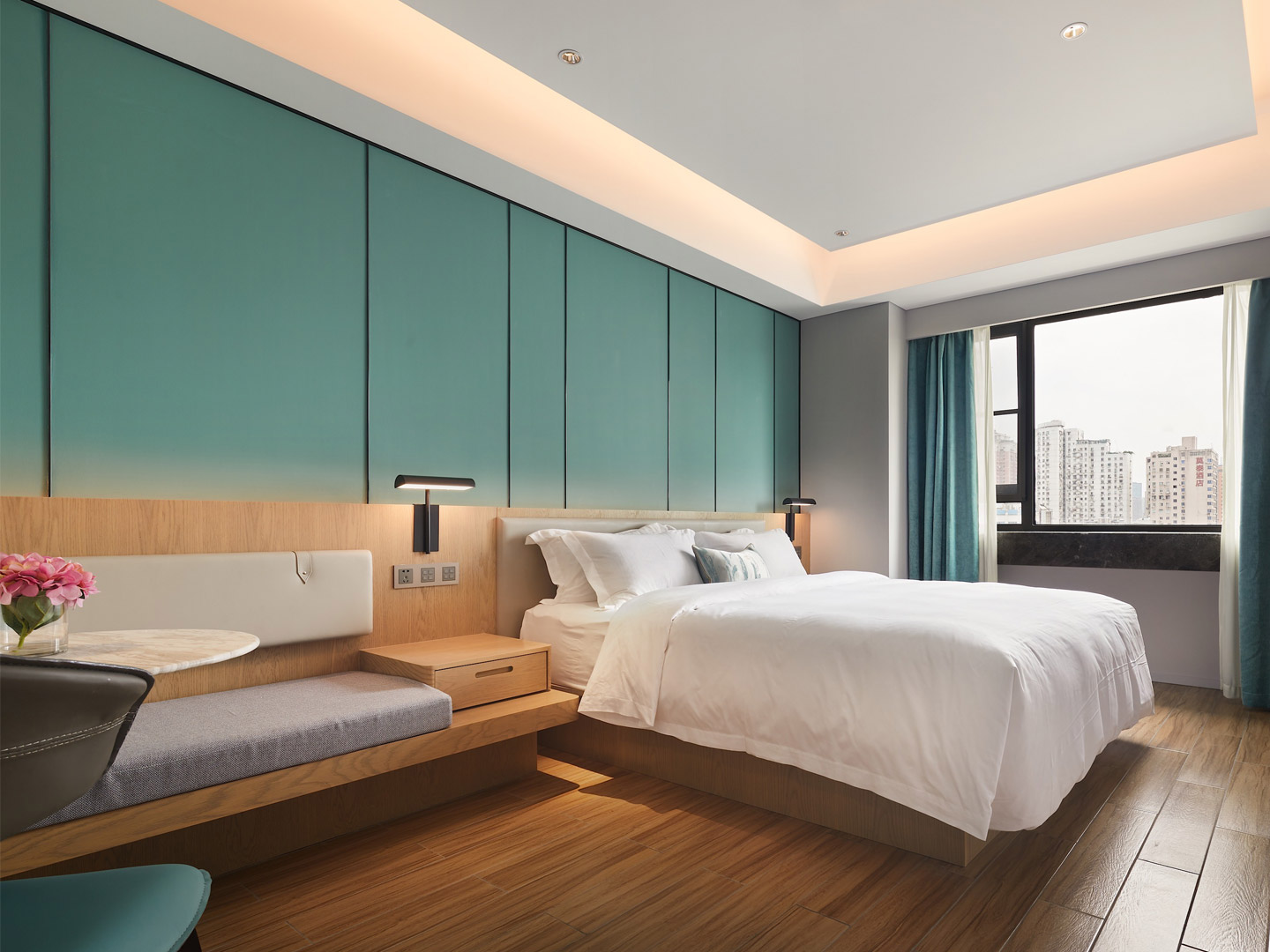 High-end furniture club custom factory homestay hotel furniture J-052