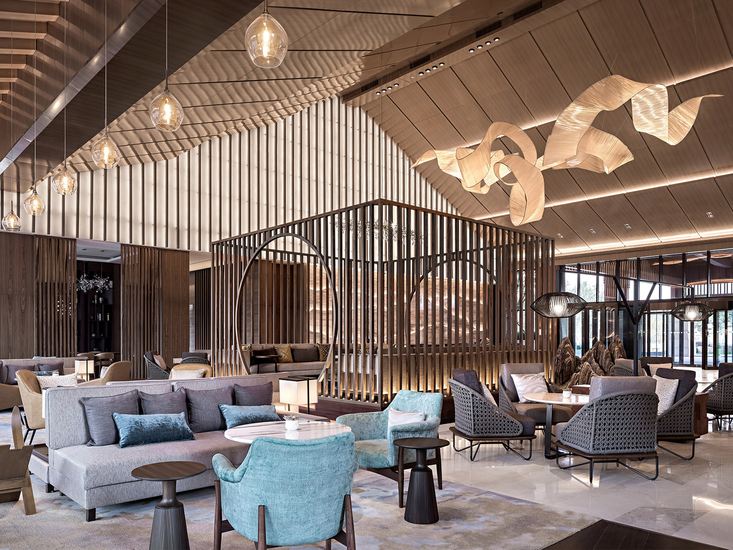Luxury villa hotel project custom furniture factory J-046
