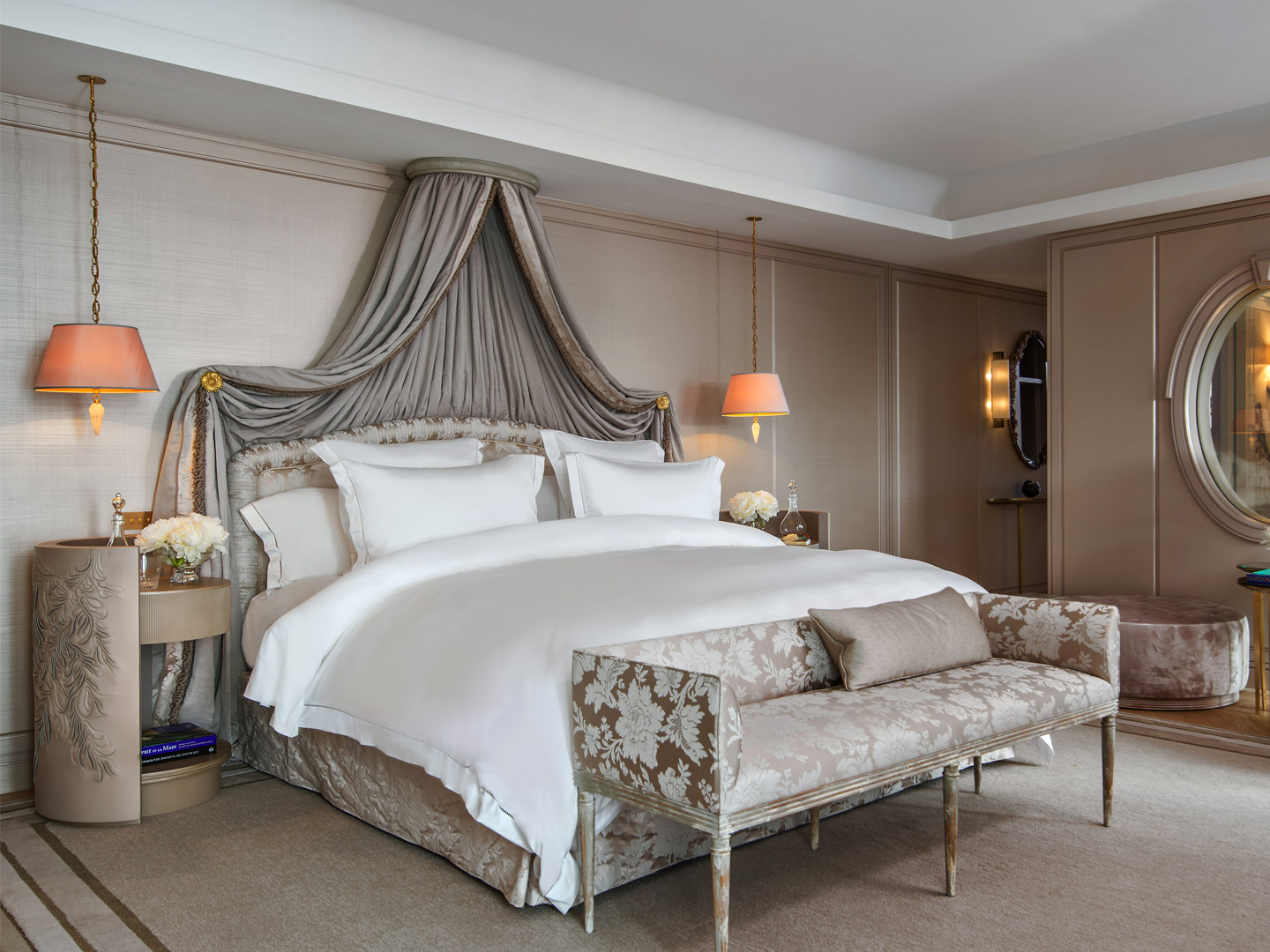 Light luxury villa large apartment club project hotel furniture J-081