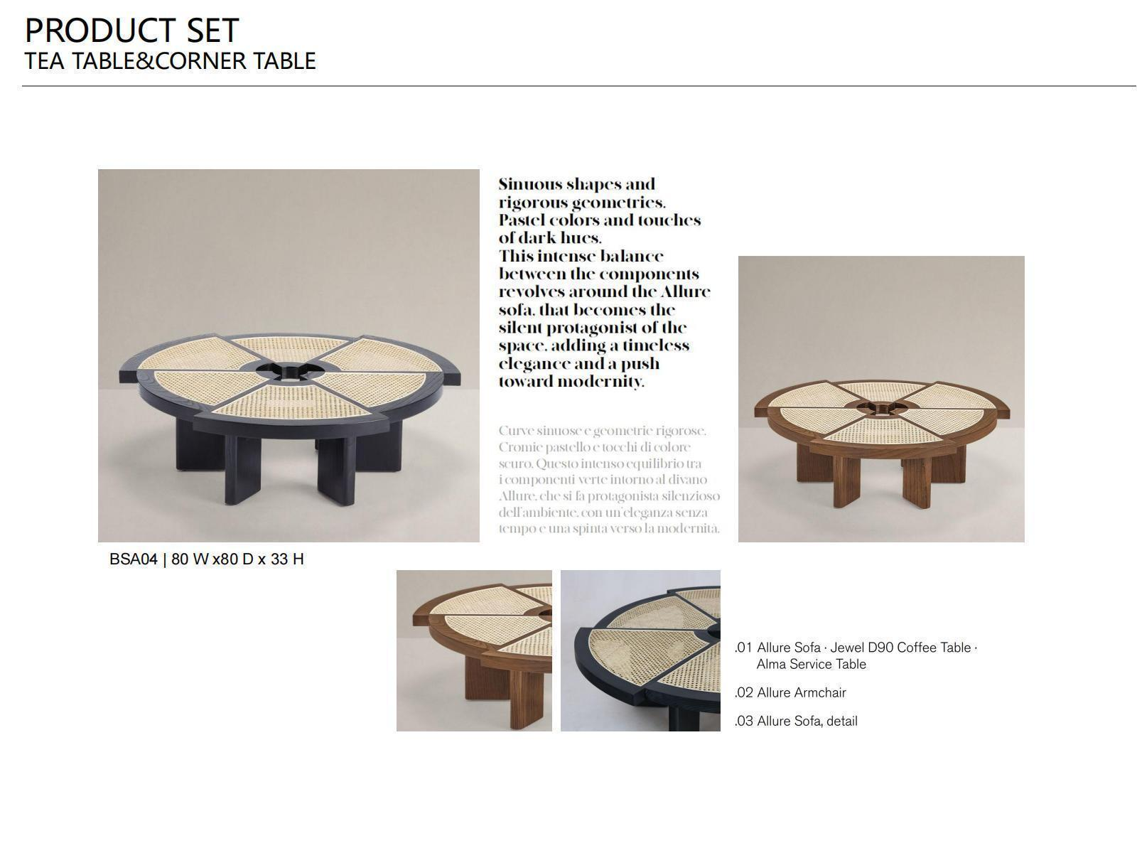 High-end homestay resort furniture project coffee table tea table customization Q-045